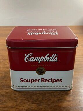 Vintage Campbell's Souper Recipes Tin